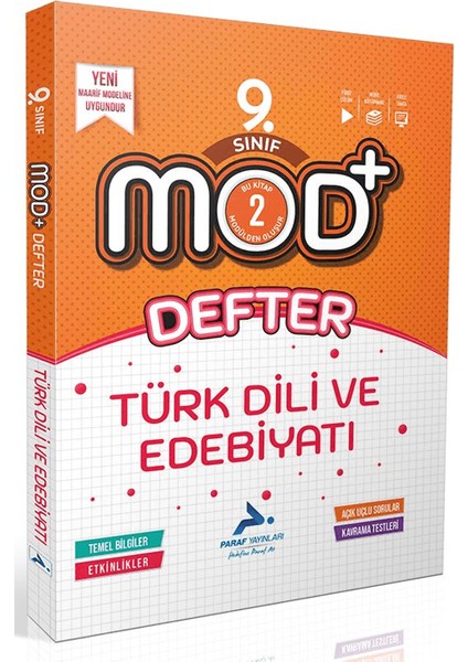 9. Sınıf Mod Türk Dili ve Edebiyatı Defter