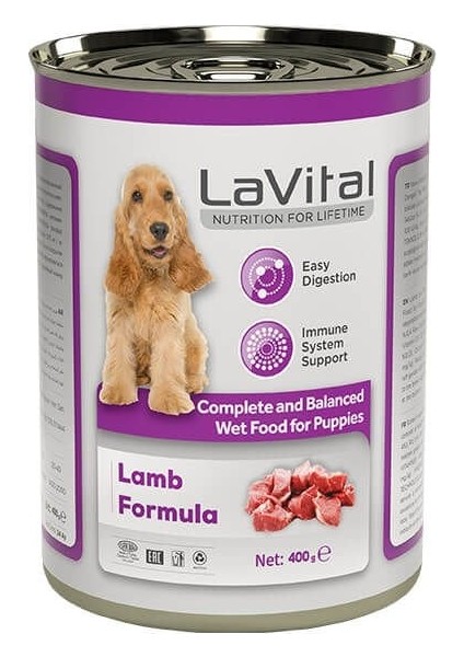 Lavital Kuzulu Yavru Köpek Konservesi 400 Gr