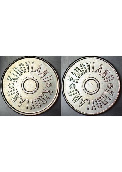 Kiddyland Yabancı Oyun Jetonu 26 mm Çapında.