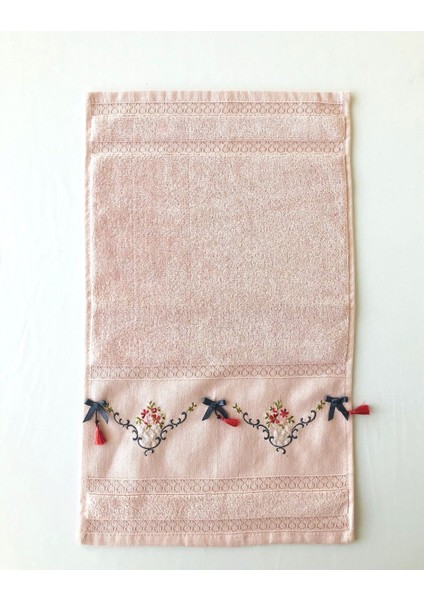 Pembe Nakışlı El Mutfak Havlusu 50X30 Cm, Şık ve Yumuşak Dokusu ile Mutfağınıza Güzellik Katın. fiyatları