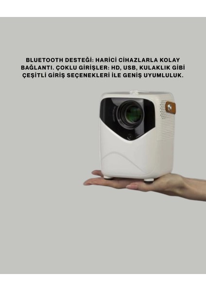 50 Inç Tv Deneyimli Projektör – Yakın Mesafede Geniş Görüntü indirimleri