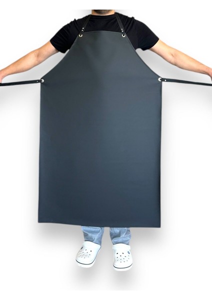 Su Geçirmez Deri Bulaşık ve Kasap Önlüğü, 5'li Set, Siyah modelleri