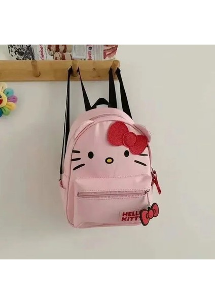 Kadınlar Sanrio Hello Kitty Sırt Çantası Karikatür Anime Anime Sevimli Su Geçirmez Sırt Çantaları Dikiş Öğrencileri Bag Çocuk Kız Mochila Infantil Meninacolor: 1 (Yurt Dışından)