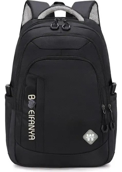 Naylon Sırt Çantası Büyük Kapasiteli Hafif Öğrenci Sırt Çantası Yeni Modaya Uygun Erkeklerin Azaltılmış Yük Omurga Koruması Backpackcolor: Mavi (Yurt Dışından)