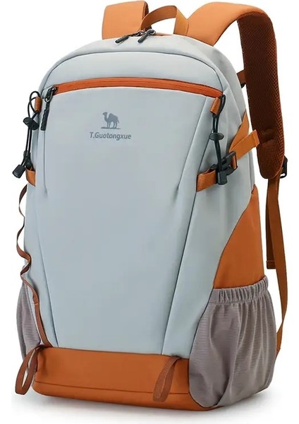 Kaliteli Naylon Su Geçirmez Seyahat Sırt Çantaları Erkekler Tırmanıyor Seyahat Çantaları Tırnak Çekiş Dış Mekan Spor Okulu Çantası Erkekler Sırt Çantası Kadınlar Renk: Kahverengi (Yurt Dışından)