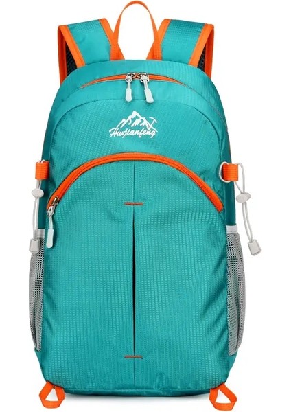 Unisex Yürüyüş Sırt Çantası Çanta Erkek ve Kadınların Açık Seyahat Bisikleti Backpack Leisure Giyim Dalı Katlanır Naylon Sırt Çantası Renk: Yeşil (Yurt Dışından)