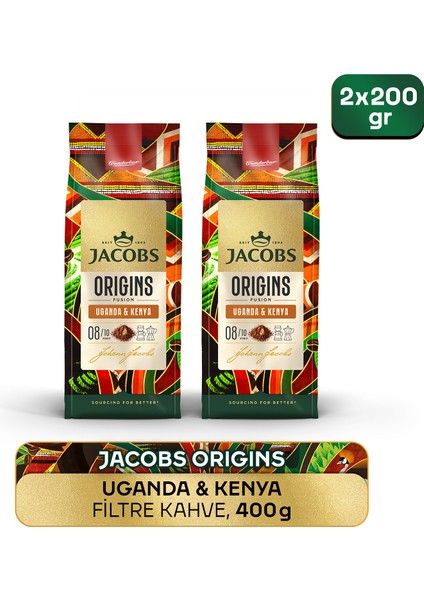 Origins Uganda & Kenya Filtre Kahve 200GR x 2 Adet