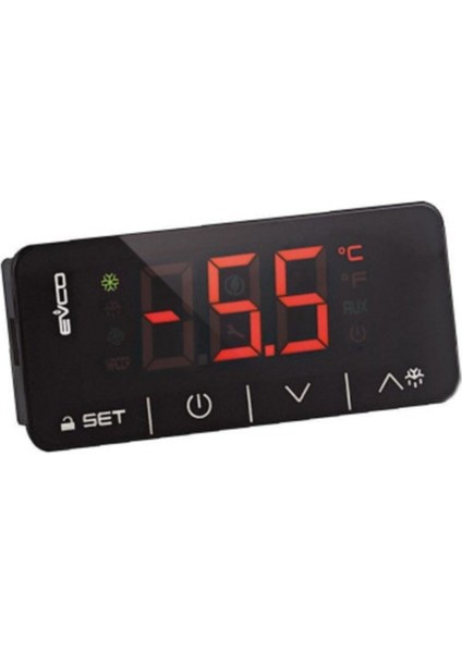 Dokunmatik Dijital Termostat EV3X21N7 Siyah, Akıllı Sıcaklık Kontrol Cihazı