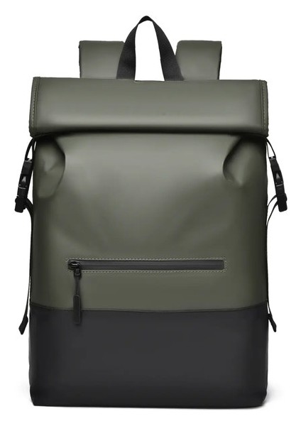 Moda Minimalizm Tasarımcısı Su Geçirmez Sırt Çantası Erkekler Büyük Kapasiteli Iş Banliyö Sırt Çantası Kentsel Seyahat ve Üniversite Bagcolor: Ordu Yeşili (Yurt Dışından)