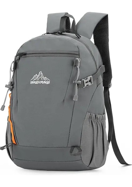 Açık Sırt Çantası Kadın Spor Sırt Çantası Yürüyüş Hafif Su Geçirmez Seyahat Erkekler Seyahat Hafif Dağcılık Çantası Renk: Gri (Yurt Dışından)