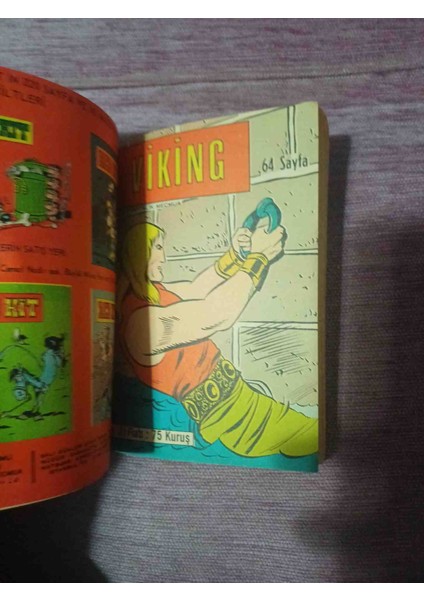 Vıkıng Cılt 3 -- 64×3=192 Sayfa 3 Fasikül Kapaklı Kapaklar Eksiksiz Sayfalar Temiz Eksiksiz Kondisyon Çok Iyi Durumda modelleri