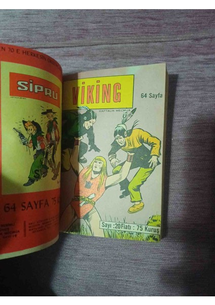 Vıkıng Cılt 3 -- 64×3=192 Sayfa 3 Fasikül Kapaklı Kapaklar Eksiksiz Sayfalar Temiz Eksiksiz Kondisyon Çok Iyi Durumda indirimleri