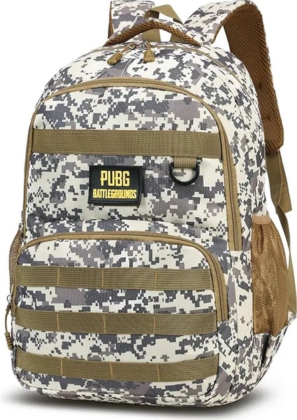 Kamuflaj Taktik Sırt Çantası Erkekler Için Büyük Kapasite Açık Mekan Pubg Tarzı Su Geçirmez Seyahat Okul Çantası Günlük Abd Renk Için Çok Fonksiyonlu: Açık Gri (Yurt Dışından)