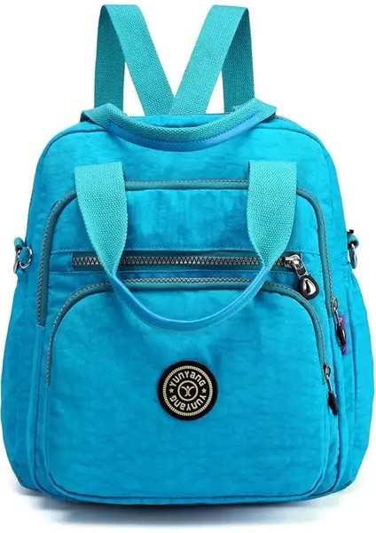 Yeni Su Geçirmez Sırt Çantası Kadın Moda Kadın Backpack Eğlence Dizüstü Bilgisayar Sırt Çantası Mochila Masculina Çok Işlevli Okul Çantaları Renk: Mavi (Yurt Dışından)