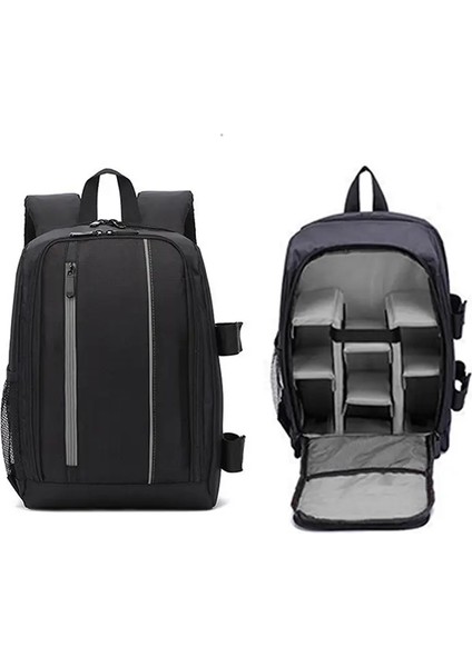 Jinnuolang Erkek ve Kadın Açık Kamera Çantası Su Geçirmez Fonksiyonel Nefes Alabilir Dslr Sırt Çantası Kamera Video Çantası Tüm Hava Sıcak Salekolor: Büyük Boy Turuncu (Yurt Dışından)