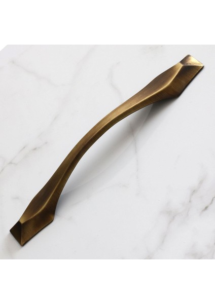 Mobilya Mutfak Çekmece Dolap Dolabı Kulpu Kulbu Kulpları Kulp 160 mm Eskitme Antik Sarı Metal indirimleri