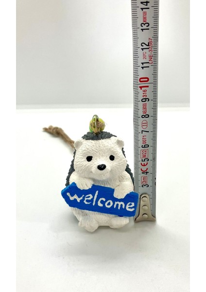 Mavi Balkon Süsü Kirpi Sarkaç Hoşgeldin Tabelası Bahçe Dekorasyonu fiyatları