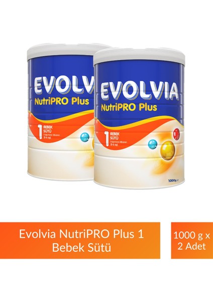 Nutripro Plus 1 Bebek Sütü 1000 gr x 2 Adet