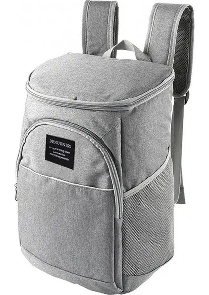 18L Açık Sırt Çantası Yalıtımlı Termal Soğutucu Su Geçirmez Piknik Öğle Yemeği Çanta Kampı Sızdırmazlık Sızdır Köpek Bagcolor: Açık Gri (Yurt Dışından)
