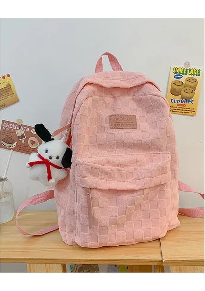 Hediye Kolye Okul Çantası, Kadın Lise Öğrenci Okul Çantası, Sırt Çantası, Üniversite Öğrencisi Büyük Kapasite ve Çok Yönlü Sırt Çantası Renk: Kolye Yavru (Yurt Dışından)