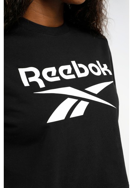 ID T-SHIRT Siyah Kadın Kısa Kol T-Shirt fırsatları