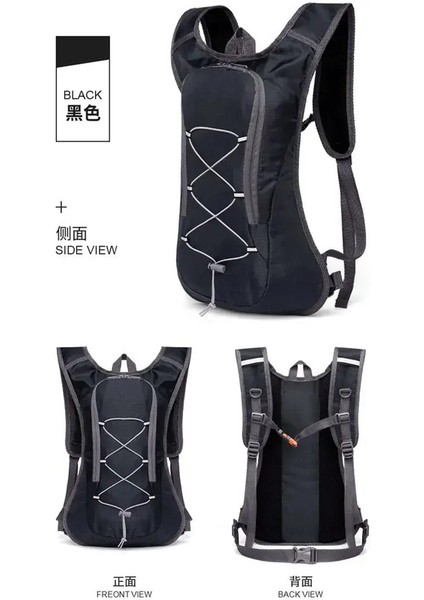 Polyester Off-Road Koşu Sırt Çantası Maratonu Bisiklet Sırt Çantası Açık Hava Yürüyüş ve Dağcılık Sporları Sırt Çantası: Yeşil Renk (Yurt Dışından)