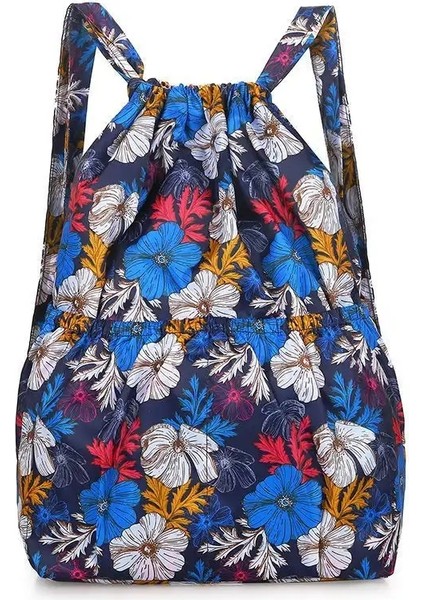 Kadın Dış Naylon Paket Cep Sırt Çantası Anne Büyük Kapasite Çantası Renk: 4/boyut: 43X50 (Yurt Dışından)