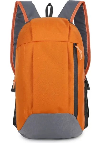Açık Spor Sırt Çantası Küçük Spor Çantası Açık Hava Zindelik Sürme Omuz Çantası Renk Oxford Bez Sırt Çantası Erkekler Unisex Naylon Çanta Renk: Turuncu (Yurt Dışından)