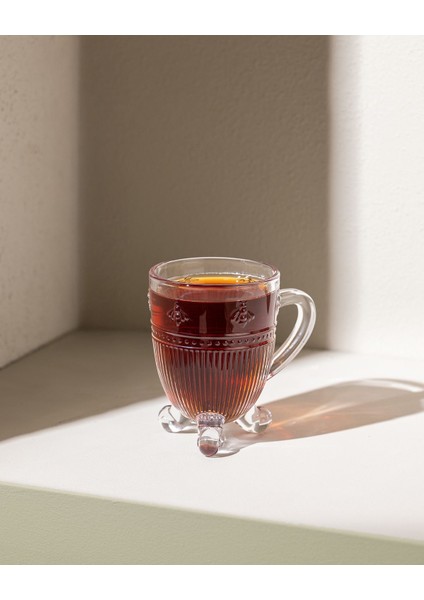 Abeille 4'lü Çay Fincanı - Şeffaf - 170 ml