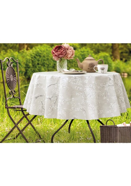 Exorde Pvc Masa Örtüsü - Gri - 140 cm