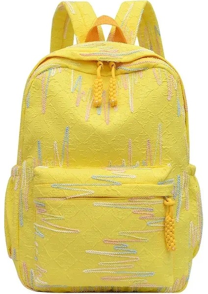 Bayan Moda Sevimli Sırt Çantası Yeni Oxford Bezi Kadın Üniversite Öğrenci Sırt Çantası Seyahat Depolama Çantası Sıcak Satış Renk: Sarı (Yurt Dışından)