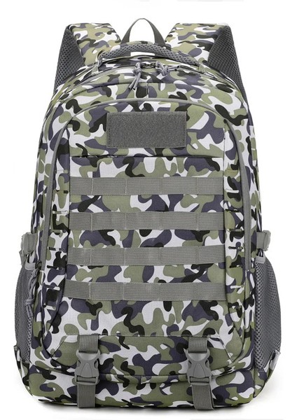 Yeni Çapraz Sınır Açık Taktik Çantası, Büyük Kapasiteli Sırt Çantası, Çok Fonksiyonlu Boş Zamanlı Seyahat Dağcılık Çantası, Kamuflaj D Renk: Yeşil/boyut: 15 Inç (Yurt Dışından)