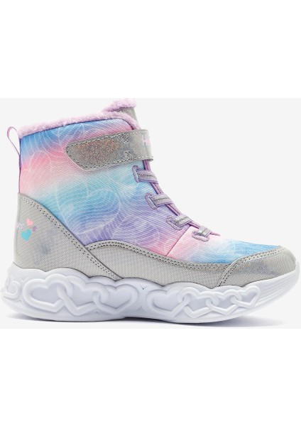 Infinite Heart Lights - Lovin Hearts Büyük Kız Çocuk Gri Işıklı Bot 303054L Smlt fırsatları