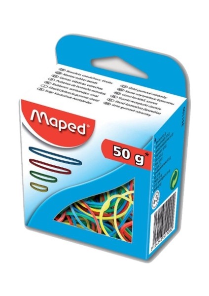 Maped Renkli Ambalaj Lastiği 50GR - 2 Kutu
