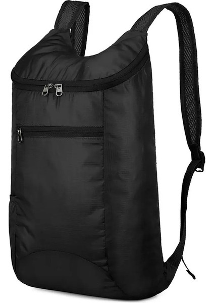 20L Hafif Katlanabilir Spor Sırt Çantası Su Geçirmez Kamp Day Pack, Açık Kamp Piknik Rengi Için Sırt Çantası Üzerinde Taşınıyor: Siyah (Yurt Dışından)