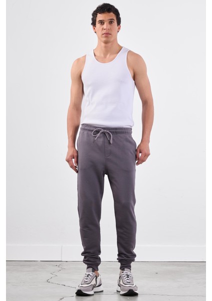 Antrasit Erkek Eşofman Altı - Regular Fit