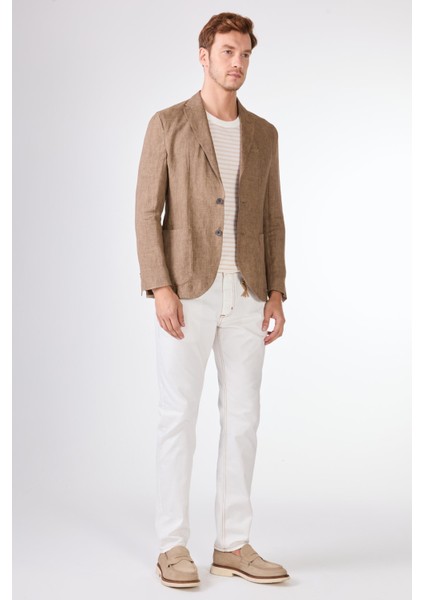 Vizon Mono Yaka Slim Fit Erkek Ceket modelleri