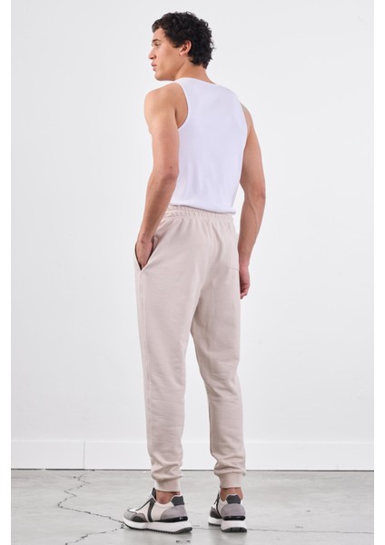 Bej Erkek Eşofman Altı - Regular Fit fırsatları