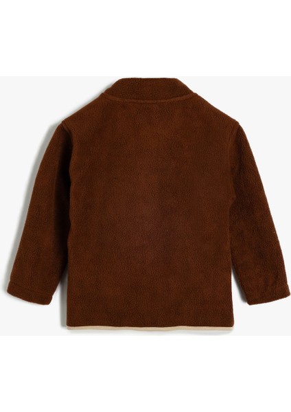 Polar Ceket Fermuarlı Paraşüt Kumaş Detaylı Pamuklu