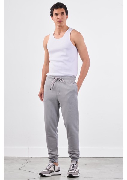 Gri Bağcıklı Erkek Regular Fit Eşofman Altı modelleri
