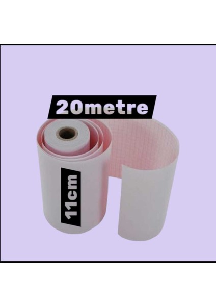 Ecg Ekg Termal Isıya Duyarlı Kalın Gramajlı Ecg Ekg Kağıdı 11CM - 20METRE 30 Adet Rulo modelleri