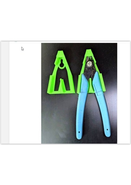 Yeşil Duvara Monteli Pense Tutucu, Pratik ve Şık Tasarım. fiyatları