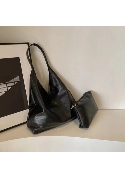 Büyük Kapasiteli Öğrenciler Sırt Çantası Sıradan Naylon Çift Omuz Çantası Seyahat Çantası Ortaokul Öğrenci Öğrenci Schoolbag Mochila Renk: Siyah (Yurt Dışından)