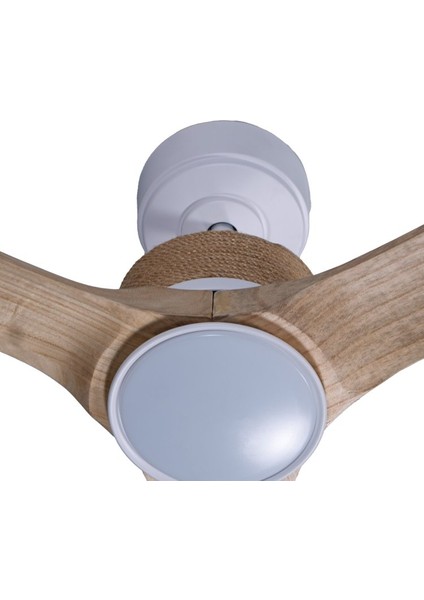 Muğla Beyaz Aydınlatmalı Uzaktan Kumandalı 132CM Tavan Vantilatörü fırsatları