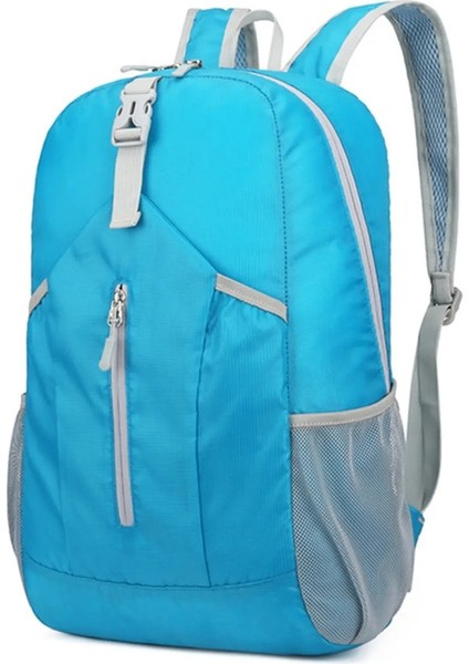 Haweel Yürüyüş Taşınabilir Katlanabilir Sırt Çantası Büyük Kapasiteli Su Geçirmez Omuzlar Çanta Açık Kamp Piknik Seyahat Backbag Backpackcolor: Mavi (Yurt Dışından)