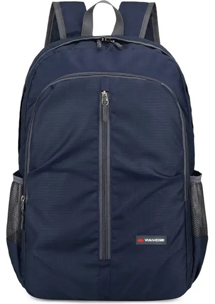 30L Açık Katlanabilir Ultra Hafif Sırt Çantası Kamp Için Seyahat Yürüyüşü Erkekler Kadınlar Su Geçirmez Balıkçılık Bisiklet Katlanır Sırt Çantası Gündüz Renk: Koyu Mavi (Yurt Dışından)