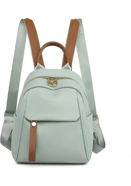 Yeni Moda Kadınlar Sıradan Hafif Küçük Öğrenci Okul Çantası Back Çantası, Womenolor Için Büyük Kapasiteli ve Üst Düzey Hisset: Yeşil/boyut: 25CM 20CM 12CM (Yurt Dışından)