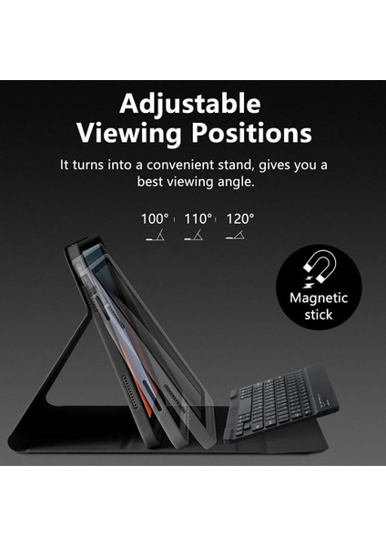 Xiaomi Redmi Pad Se 11INÇ Kılıf Kablosuz Klavyeli Case Mobax Türkçe Klavye fırsatları