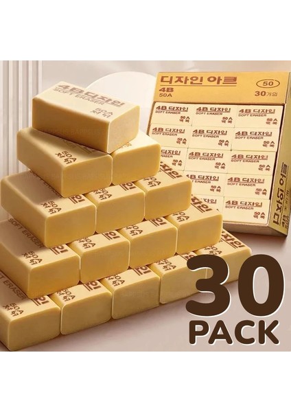 1-30PCS Silinme Kalem El Yazısı 4b Kalemler Silgi Yazma Çizim Kauçuk 50A Ları Öğrenci Kırtasiye Ofis Okul Malzemeleri Renk: X30 (Yurt Dışından)