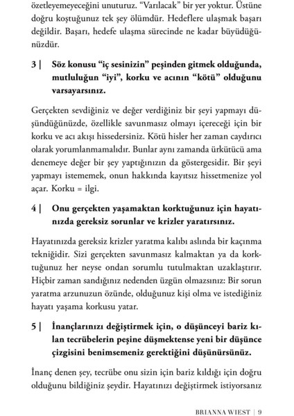 Düşünme Şeklinizi Değiştirecek 101 Deneme - Brianna Wiest